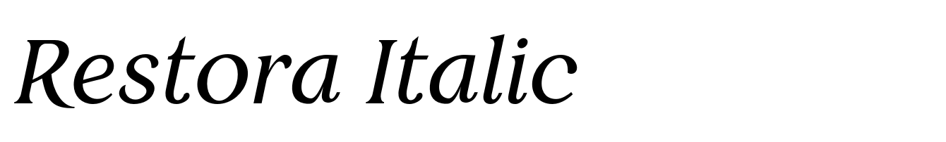 Restora Italic